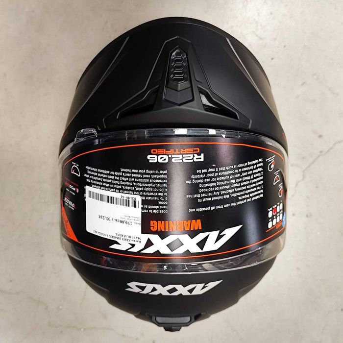 Каска AXXIS Draken S Solid A11 Matt Black - Код: 83140