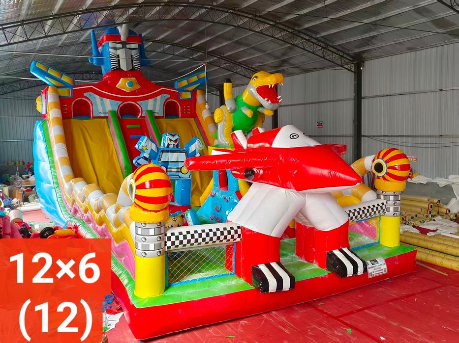 Детский площадка батут аттракцион