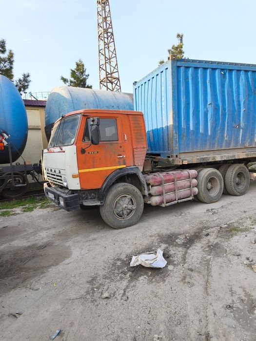 камаз тягач сотилади газли 18 та балон