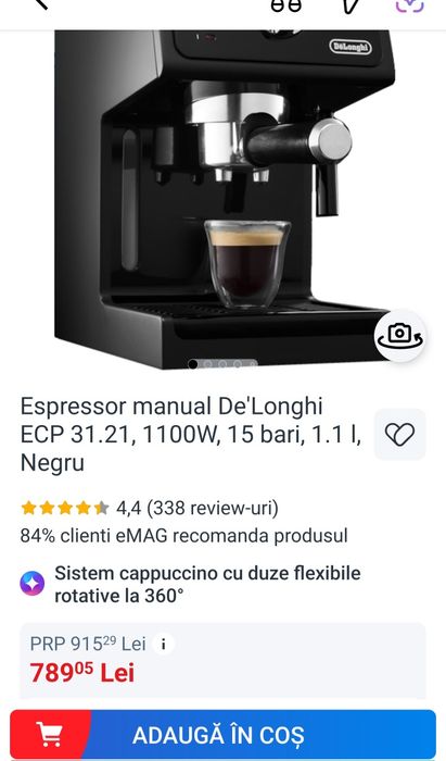 Espressor stare perfectă