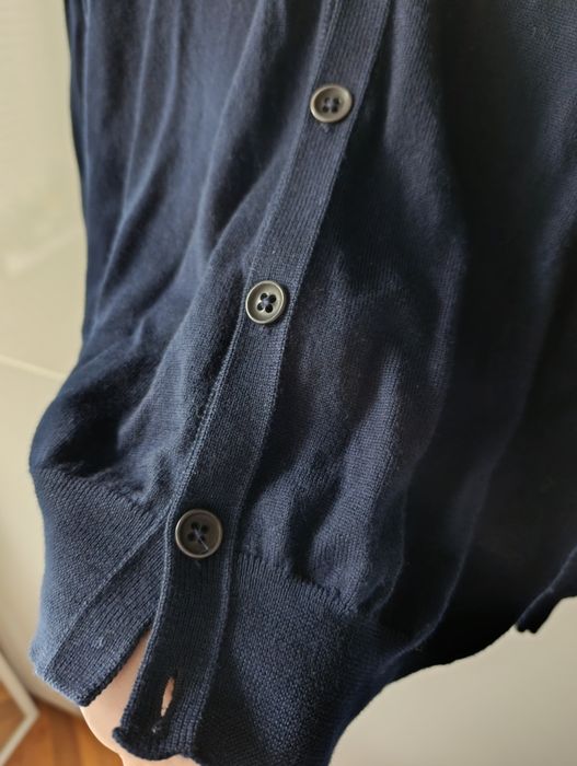 Boss Orange жилетка вълна тъмно синьо