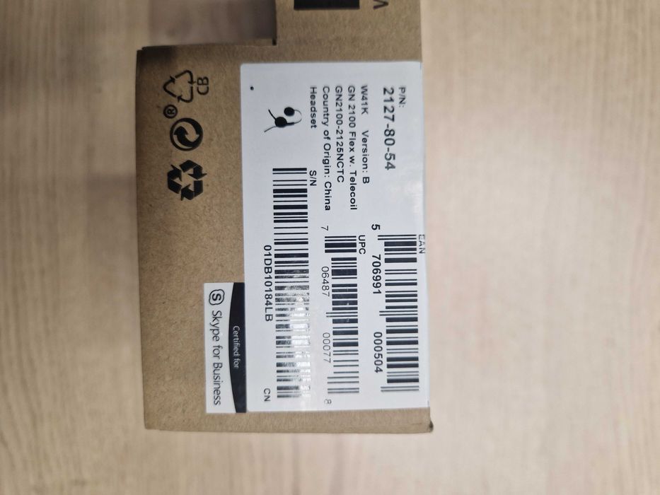 Jabra GN2100 Telecoil Слушалки подходящи за Офис/Център за обаждания