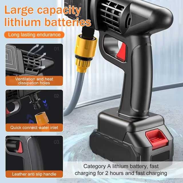 Мобилна водоструйка 60 бара  с 5м маркуч