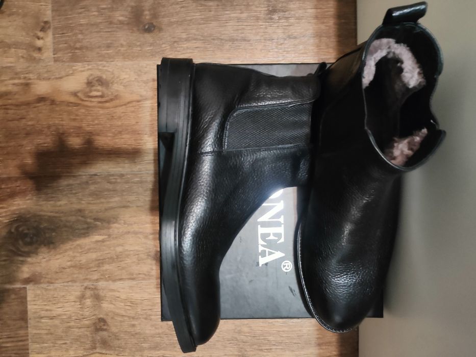 Зимние ботинки, внутри мех цигейки