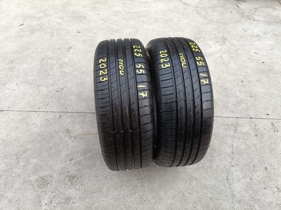 Doua anvelope noi de vara 225 55 17 goodyear efficirent grip dot 2023