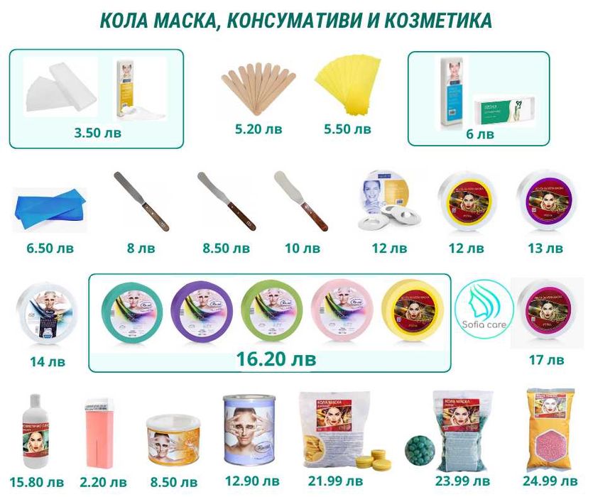 Козметично Фризьорски Масажни Консумативи Еднократни аксесоари Боя