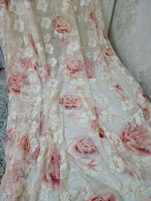 Тюль для кухни высота 1.90