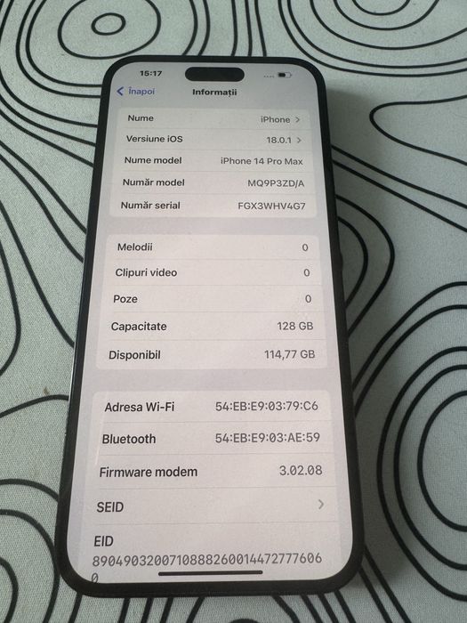 Iphone 14 Pro Max 128 Gb neverlocked