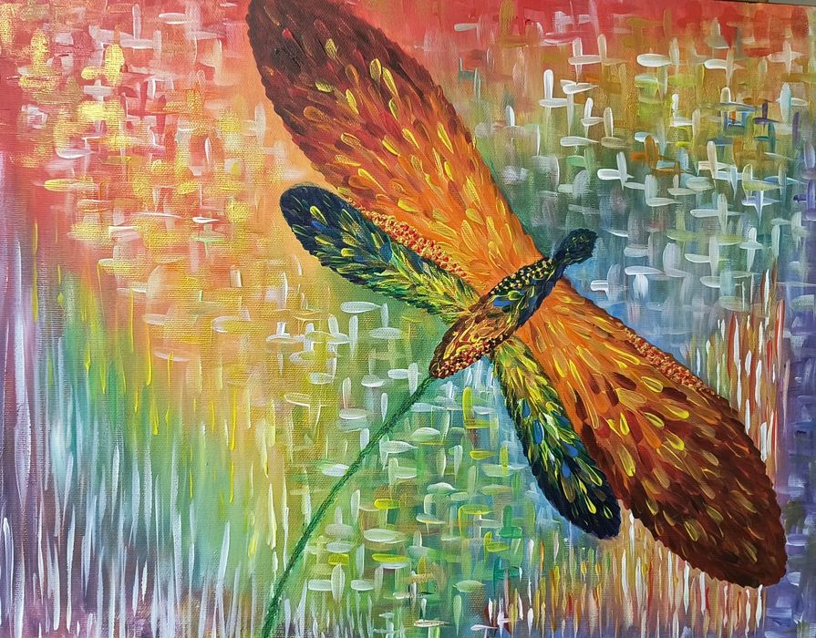 Tablou pictat manual