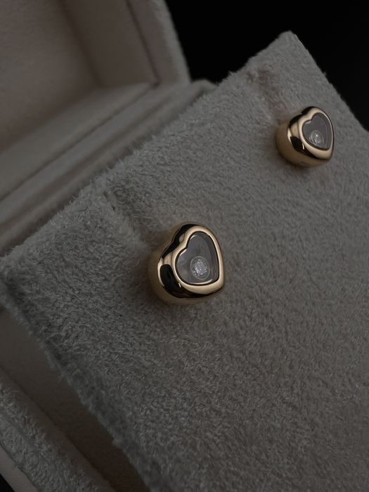 Пусеты Chopard Happy Hearts