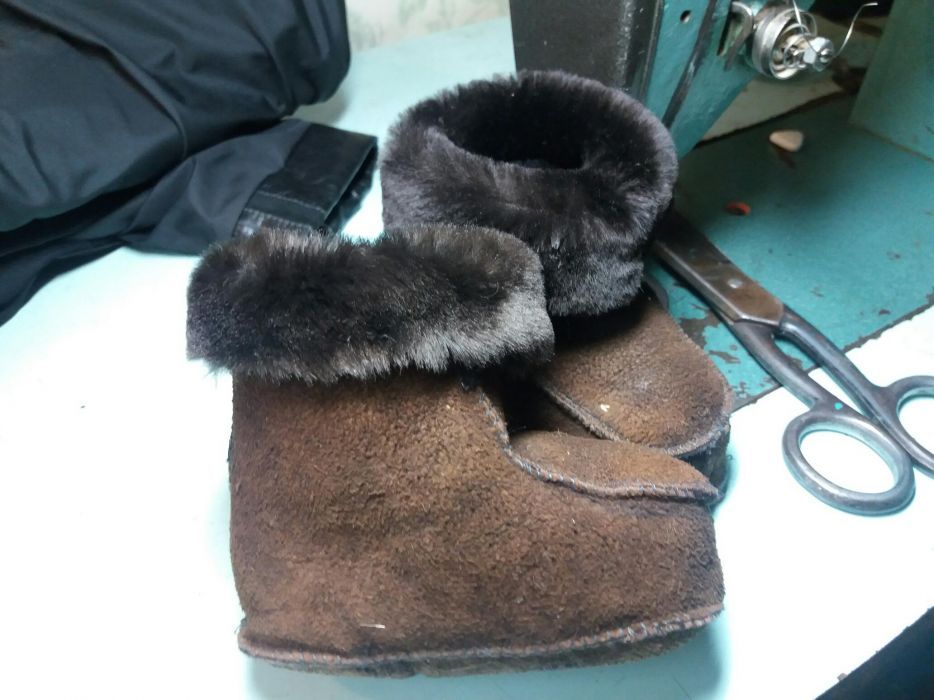 Чуни детские из цигейки