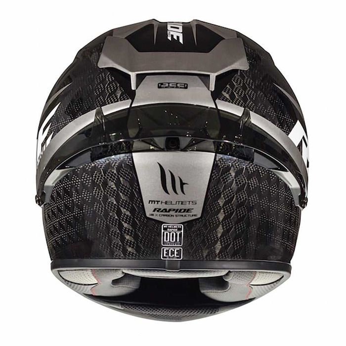 Каска MT Rapide Pro Carbon Carbon & Grey мотор писта пистов ПРОМО!