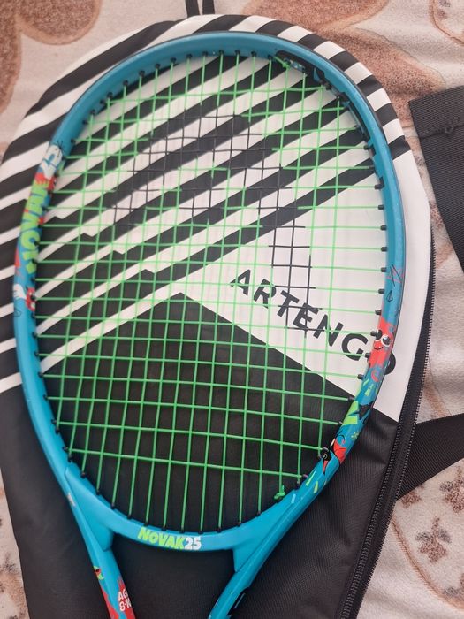 Rachet tenis+husa 10-12 ani