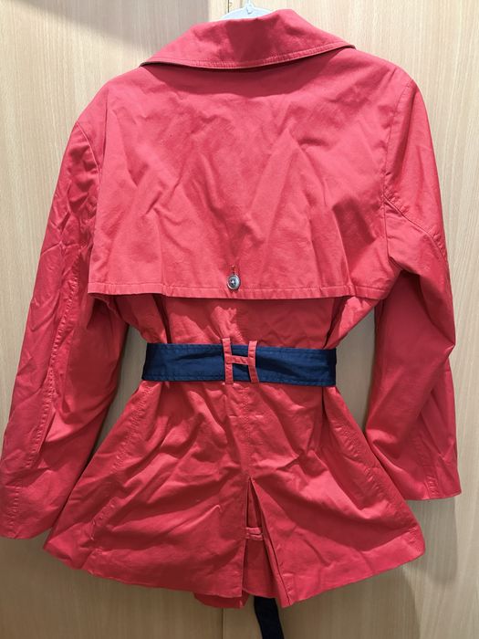 Trench Tommy Hilfiger original – Roșu – Mărimea XXL