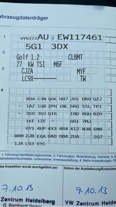 Volkswagen Golf 7 Import Germania