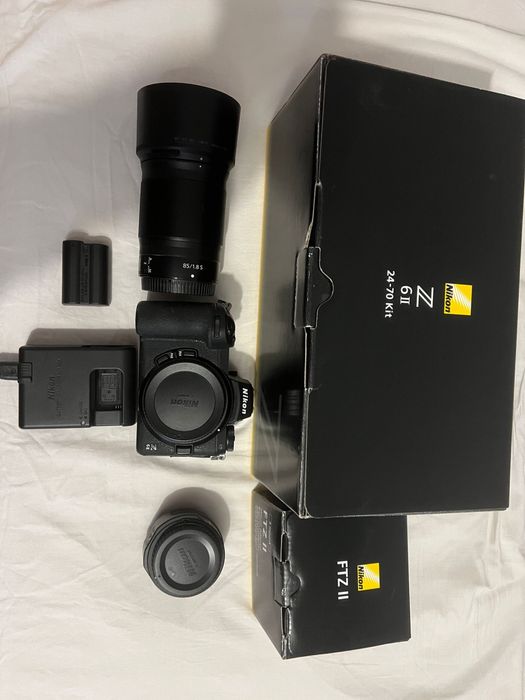 Nikon z6ii + два обектива и адаптер