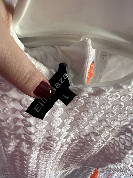 Дамска бяла рокля