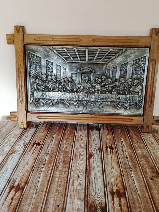 Icoana tablou Cină cea de taină, turnat în relief