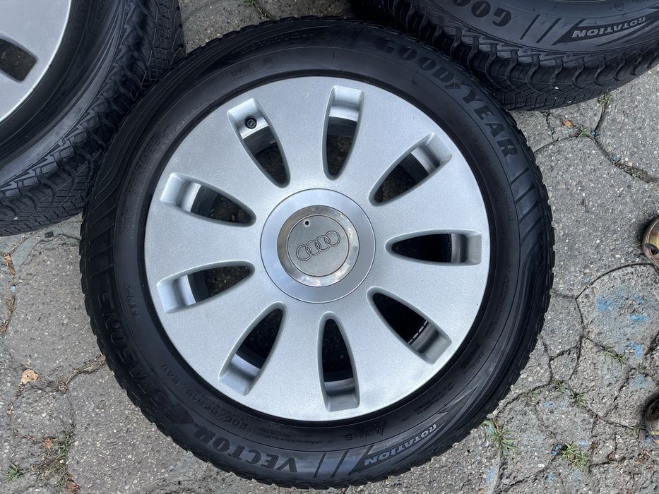 Jante aliaj 5x112mm, anvelope 205/55 R16, Audi A3, A4 B5 B6 B7, VW Seat Skoda