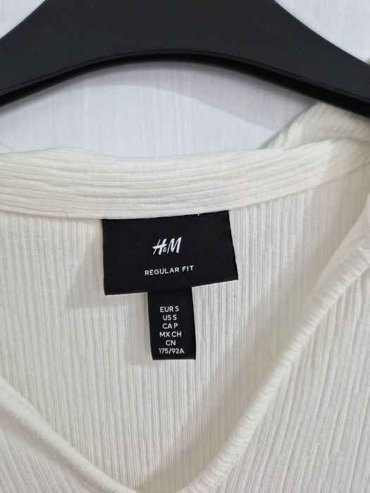 Tricou Slim Fit Alb old money H&M