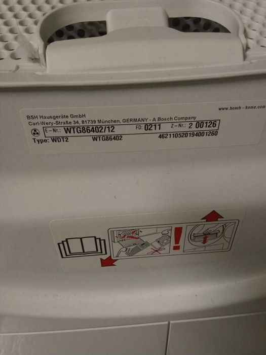 Uscător de haine Bosch