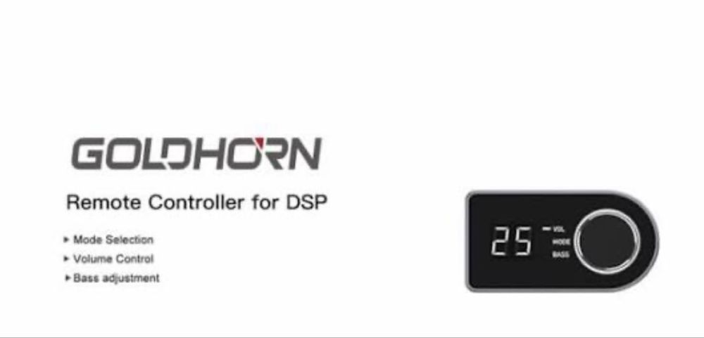 Goldhorn remote contoller for DSP
