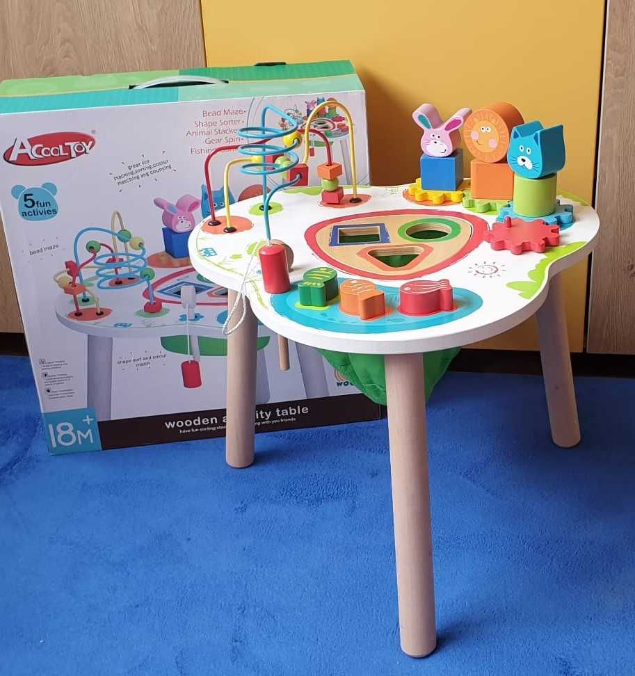 Многофункционална детска дървена маса за игра Acool Toy гр. София Зона Б-19  • OLX.bg