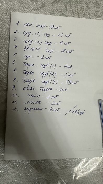 Набор посуды чайный сервис