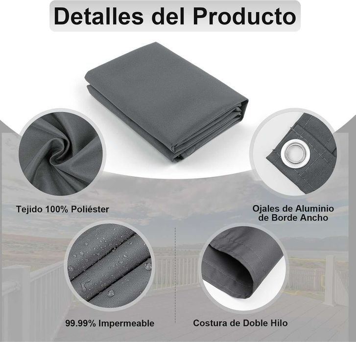 НОВА! Балконска преграда/параван за 80x1000 см – водоустойчива