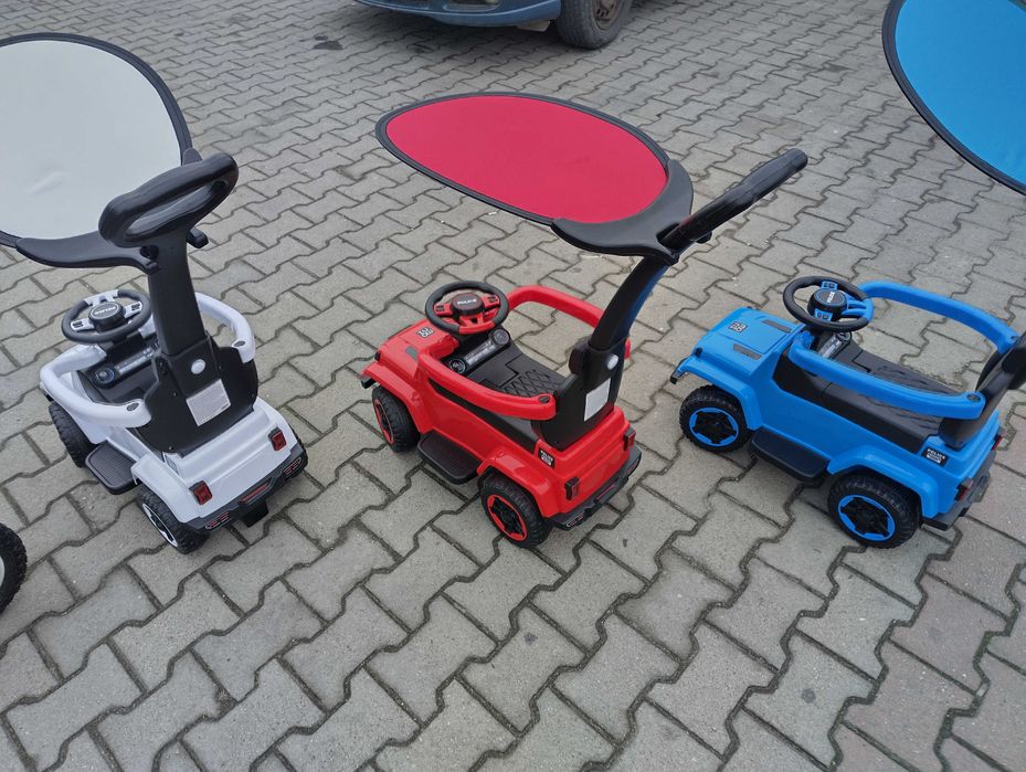 MONI Кола с дръжка 2в1 POLICE