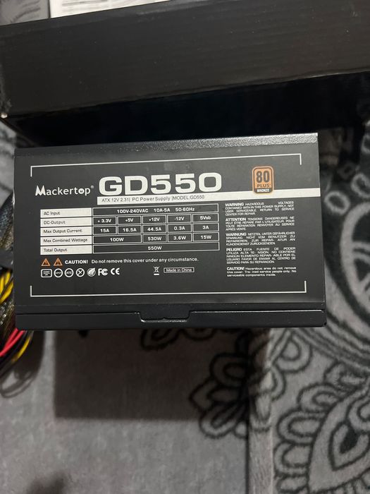 URgent Sursă de alimentare pentru jocuri BsLemon 550