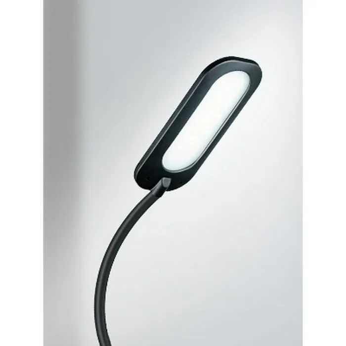 Подова лампа TECKIN, димируема черна лампа с 5 цвята и 4 яркости