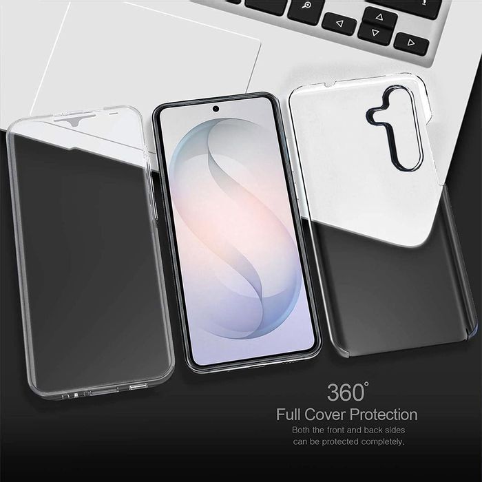 Прозрачен 360° градуса кейс за samsung galaxy s26