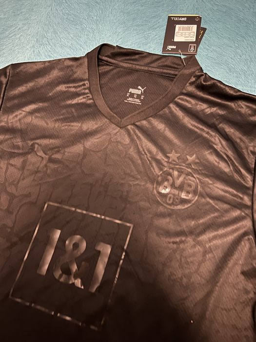 Мъжка футболна тениска BVB Borrusia Dortmund ALL BLACK