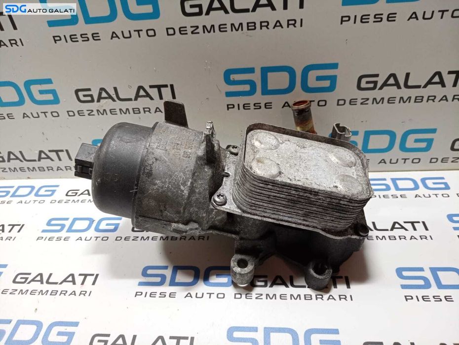 Radiator Racitor Ulei Termoflot cu Carcasa Suport Filtru Ulei Peugeot 407 2.0 HDI 2004 - 2010 Cod 9656830180 [M4240]