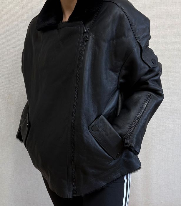 Дубленка пилот короткая