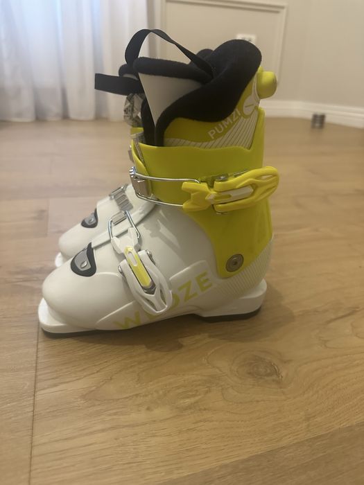 Clăpari schi 500 Pumzi Galben Copii