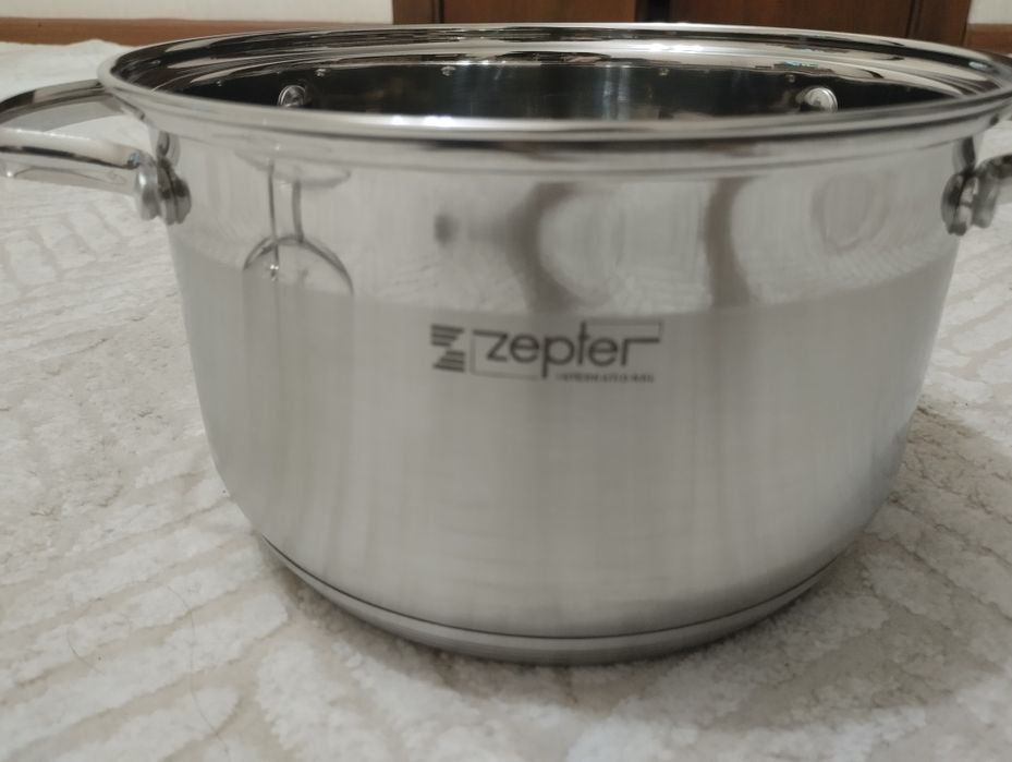 Кастрюля 7л нержавейка Zepter