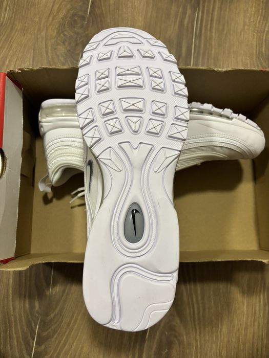 Маратонки Nike Air Max 97 “Triple White”  - размер 49.5
