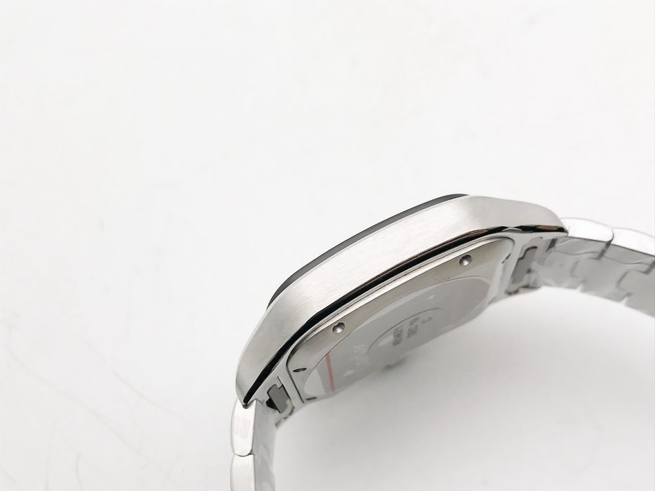 Cartier Santos de Cartier 40mm - сив циферблат - стоманена гривна - автоматичен - QC снимки