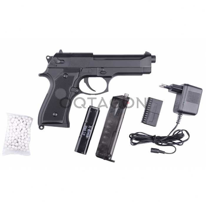Replica pistol electric Beretta 92F CM126 negru cod: 4697