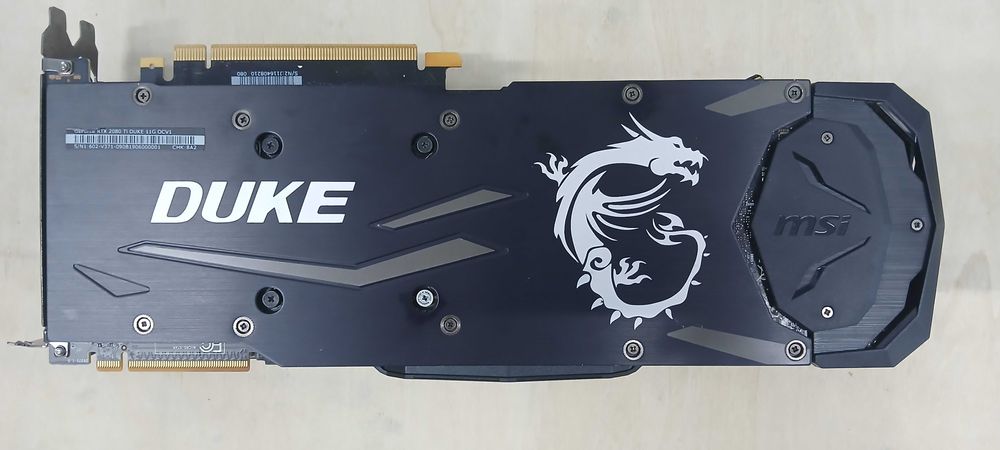 MSI GeForce RTX 2080 Ti DUKE 11GB