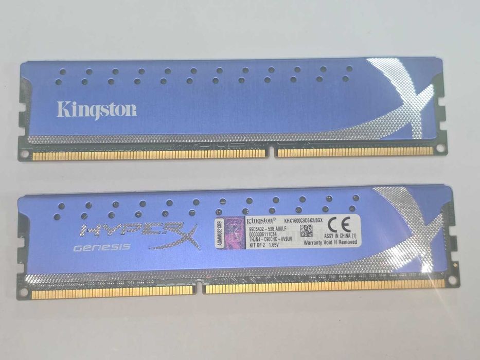 Kit memorie RAM Kingston HyperX Genesis 8GB (2x4GB), DDR3, 1600MHz CL9
