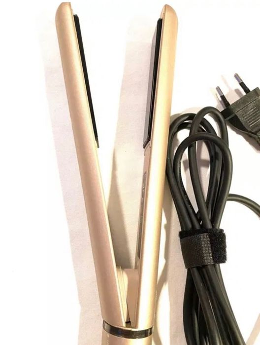 Маша за изправяне на коса U-Kiss 2 в 1, керамична плаваща плоча