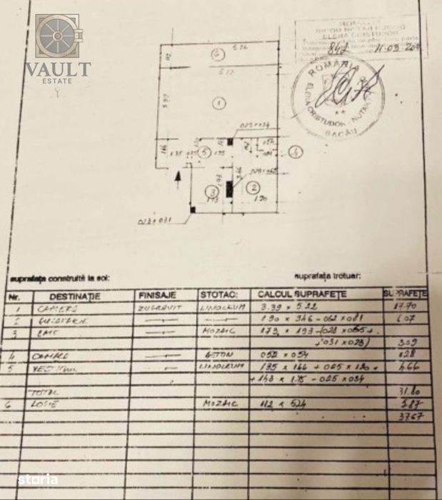 Garsoniera 37 mp - etaj 1/4 - 7 minute metrou Crangasi