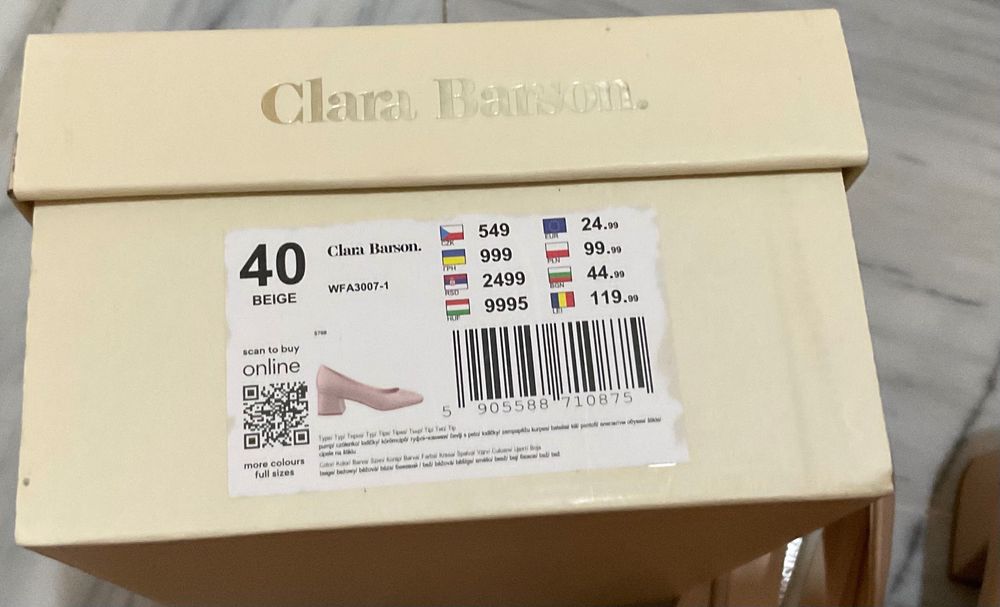 Елегантни обувки Clara Barson