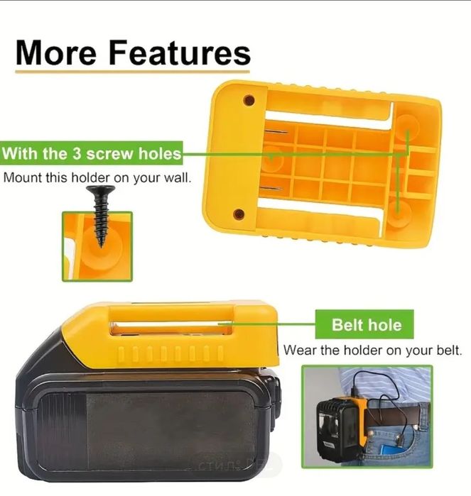 Адаптер за зареждане за батерия  Dewalt