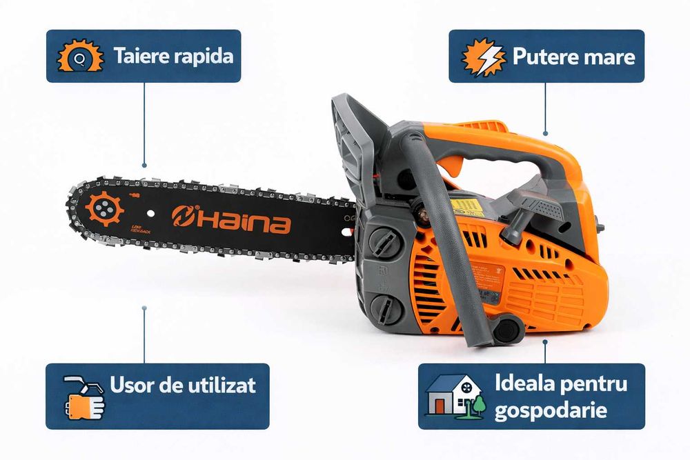 Drujba benzina Haina 3.9CP 42cc puternica compacta