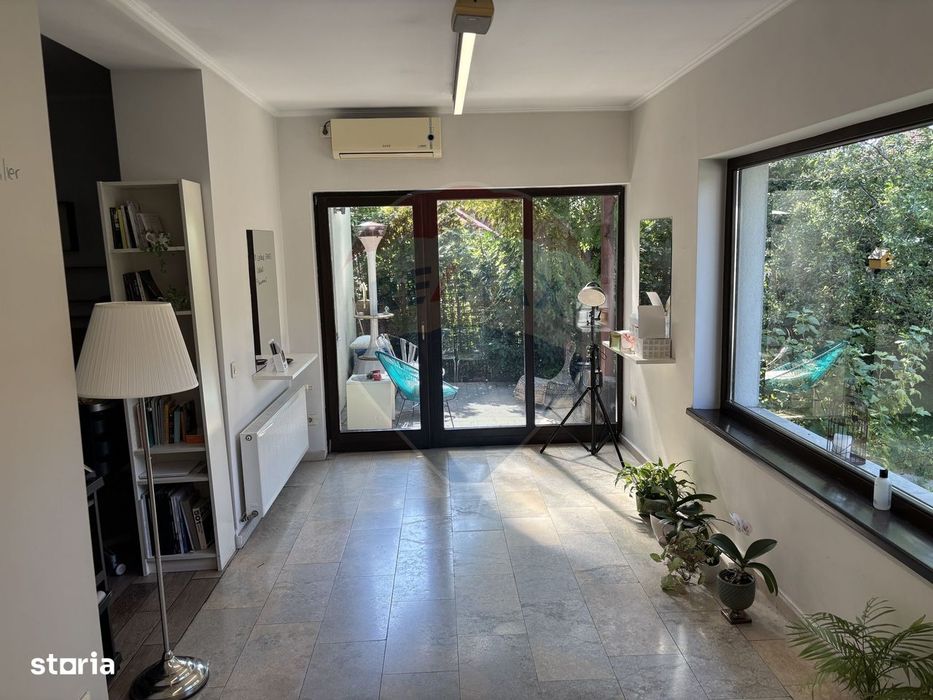 Exclusivitate, spatiu comercial 130mp, teren 555mp, singur in curte