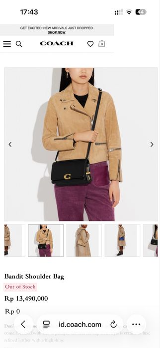 Продаю сумку Coach Bandit Calf